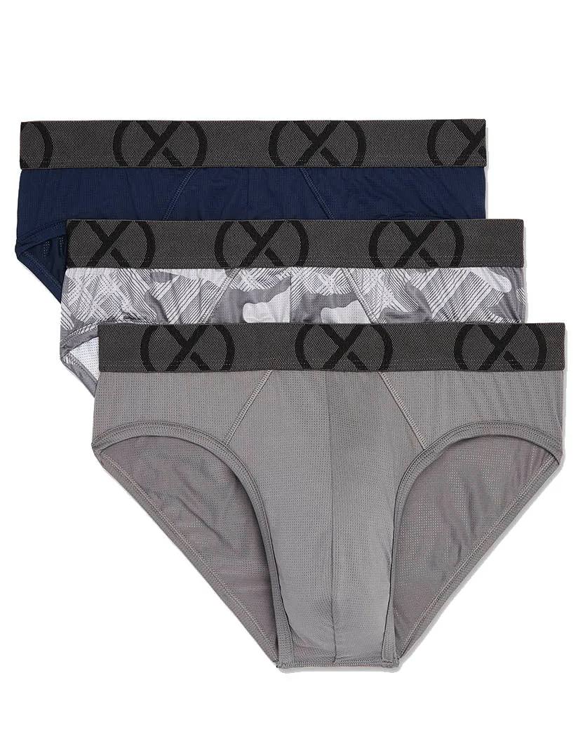 2xist 3-Pack No Show Brief X10020