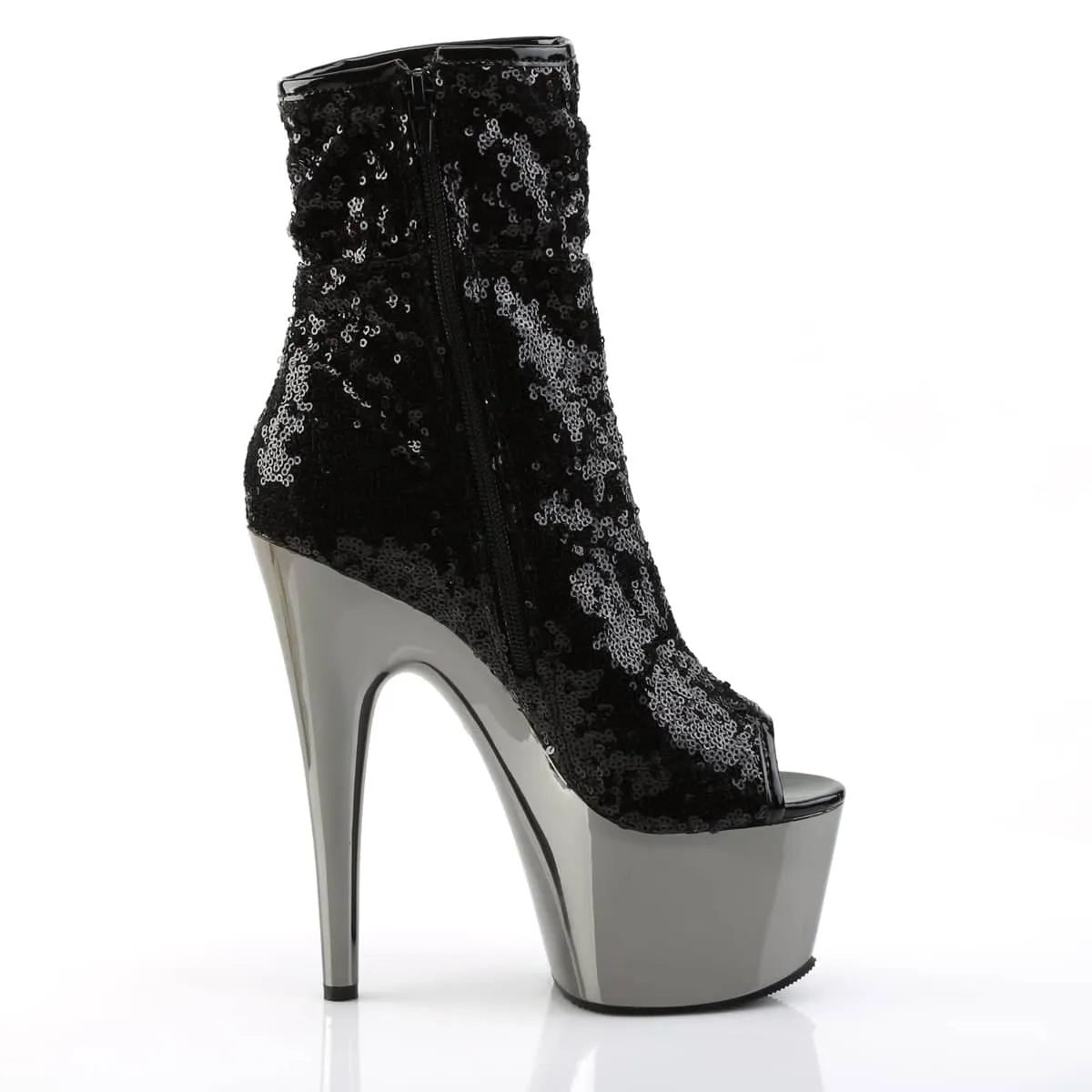 ADORE-1008SQ Sequin Ankle Boots