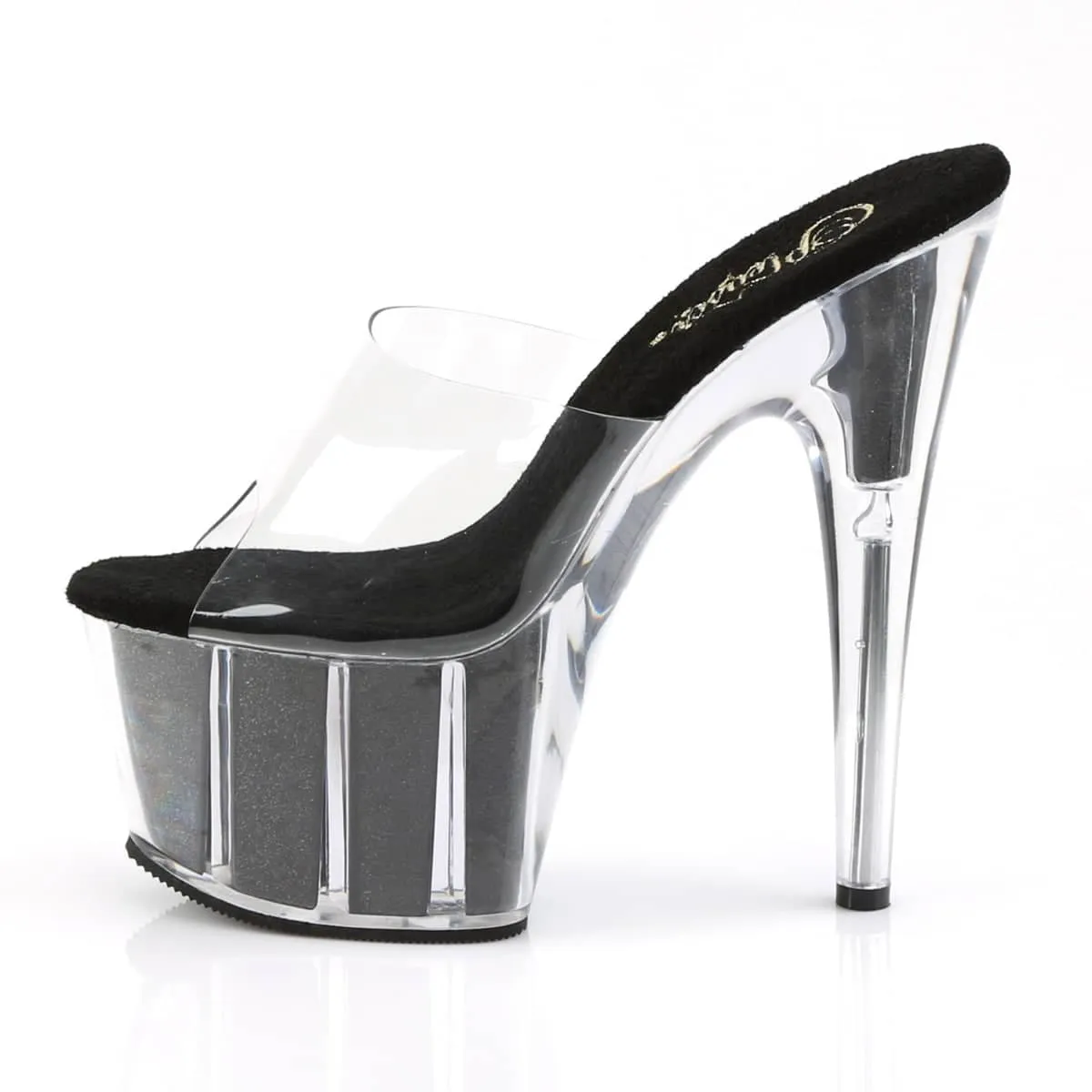 ADORE-701G Sparkly Mules Heels