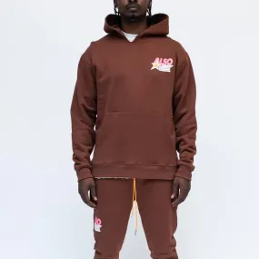 ALMOST SOMEDAY CAPITAL HOODIE 'BROWN'