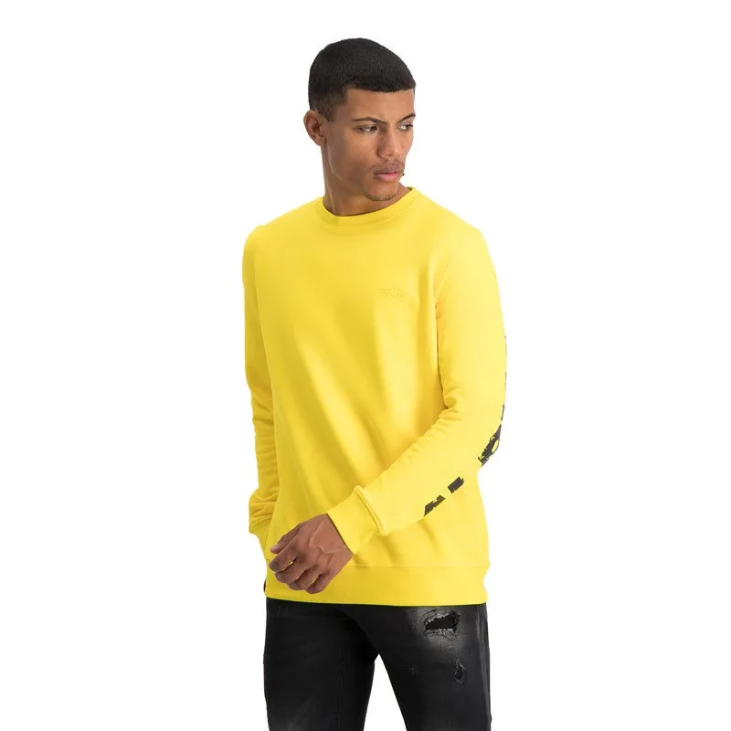 Alpha Industries Backprint Sweat  Yellow