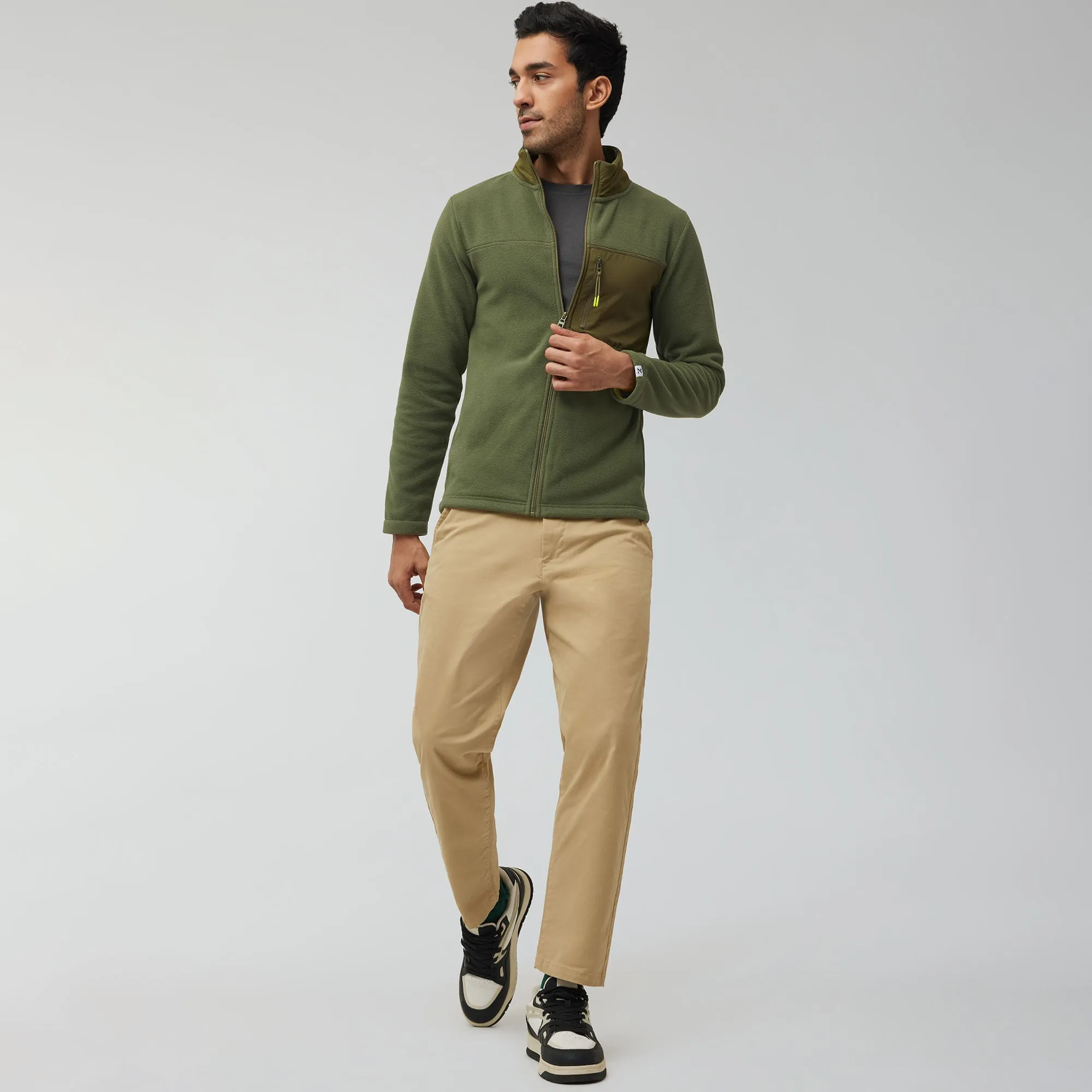 Alterra Fleece Jackets Olive Green