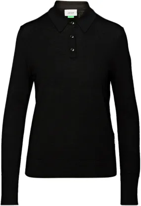 Alvalade Lightweight Long-Sleeve Merino Knit Polo - Women's|-|Polo léger à manches longues en mérinos Alvalade - Femme