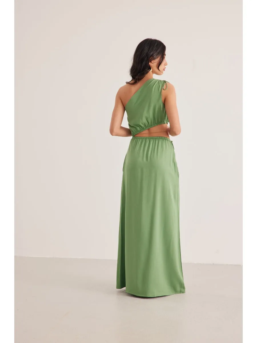 Always the Muse Green Long Dress