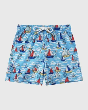 Aqua Blu Boys Boardshort - Helm