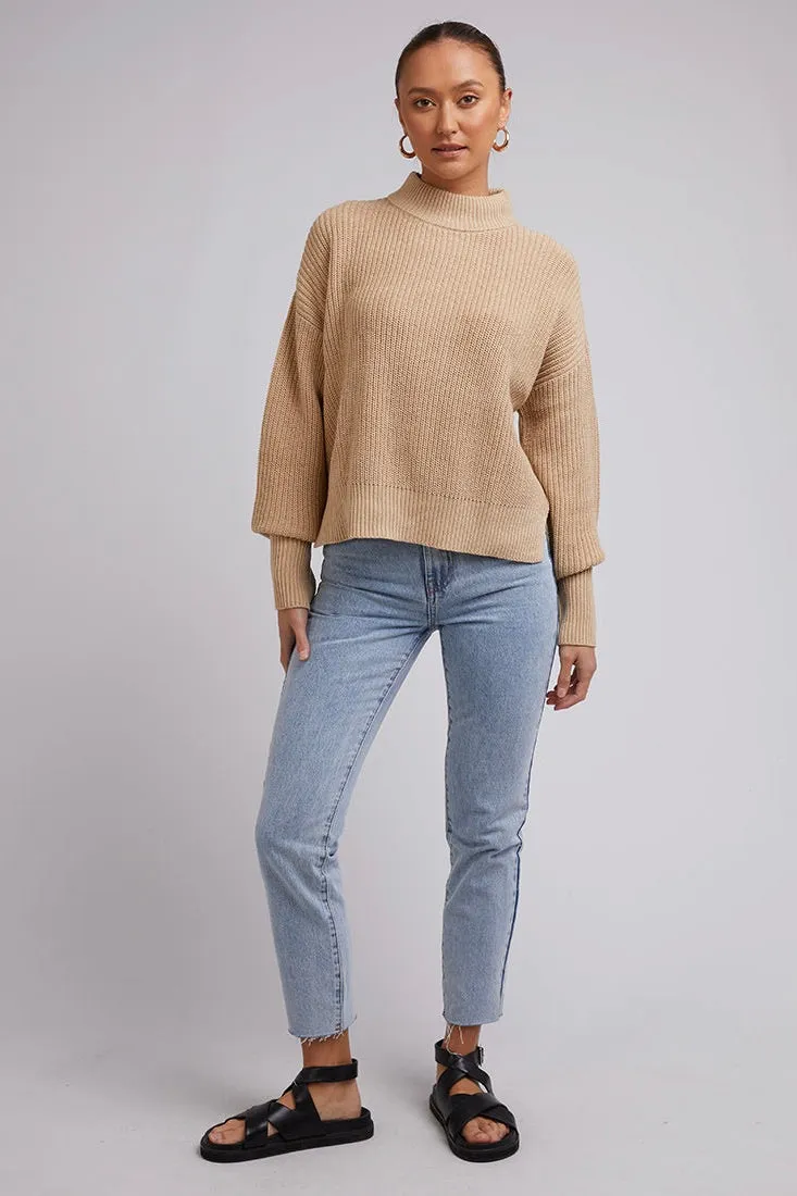 Arlo Oat Ribbed Knit