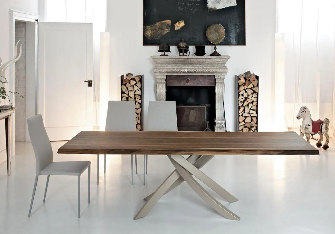 Artistico Dining Table Walnut 98in