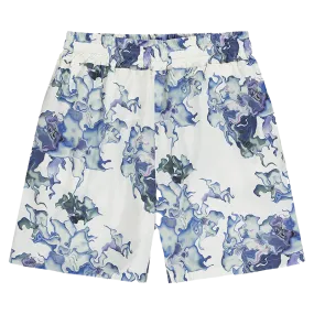 Ashluxe Men's Printed Shorts Blue Flower Aop