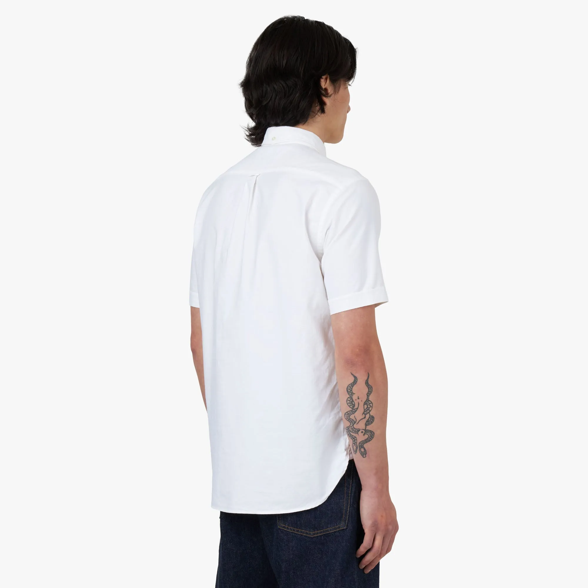 BEAMS PLUS B.D. Pullover Short Sleeve / Oxford White