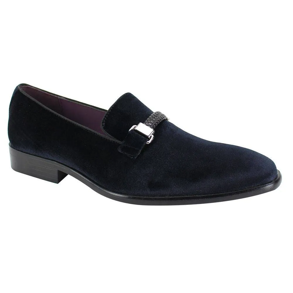 Black Velvet Fashion Loafers