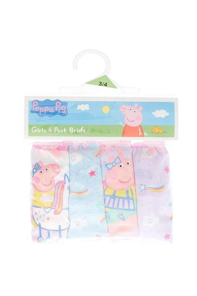 Bonds Peppa Pig Girls Brief 4 Pack - Peppa Pig