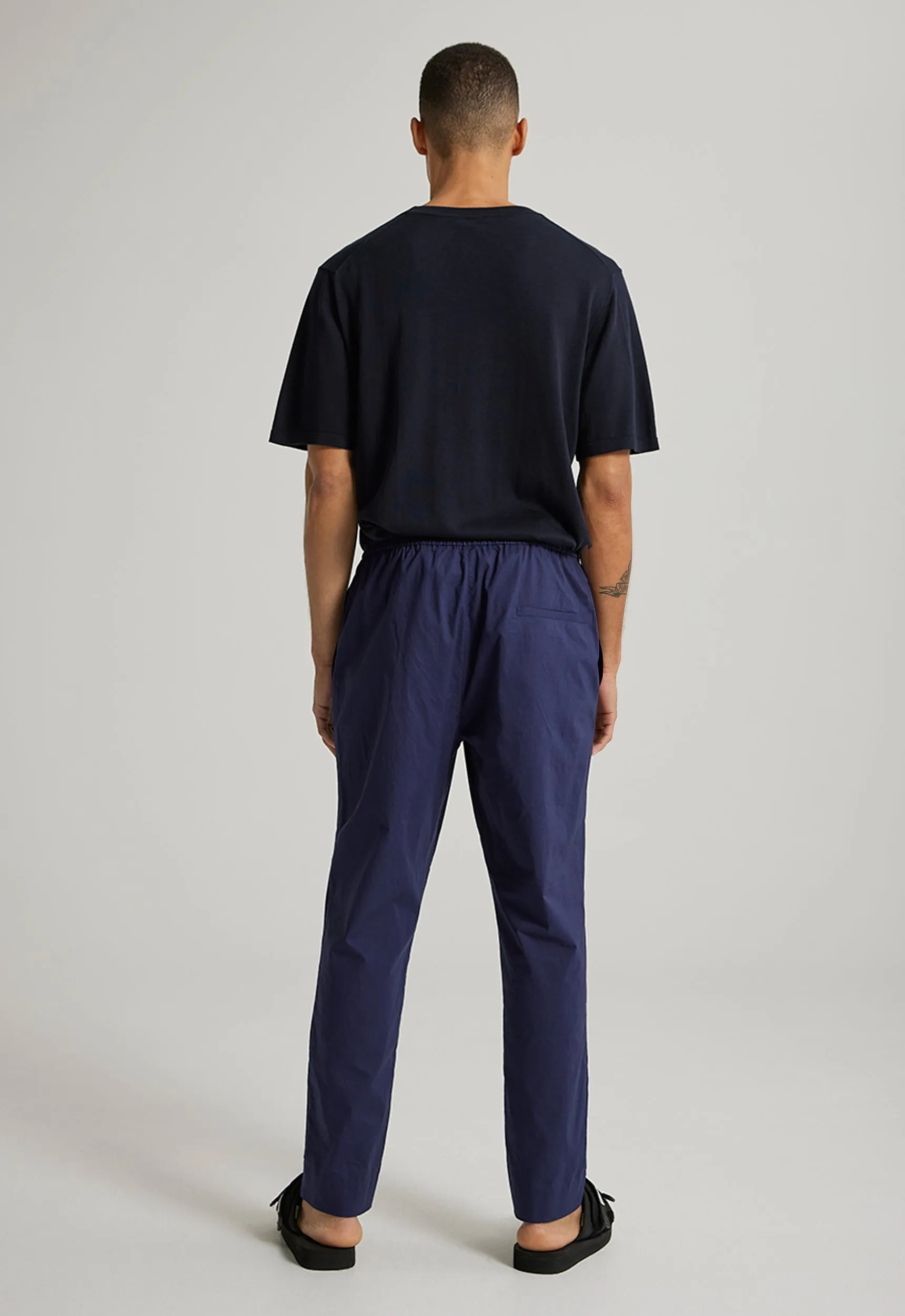 Bosco Cotton Pant - Inkwell