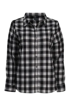 Brushed Check Shirt | BLACK WHITE CHECK | 6351ZR