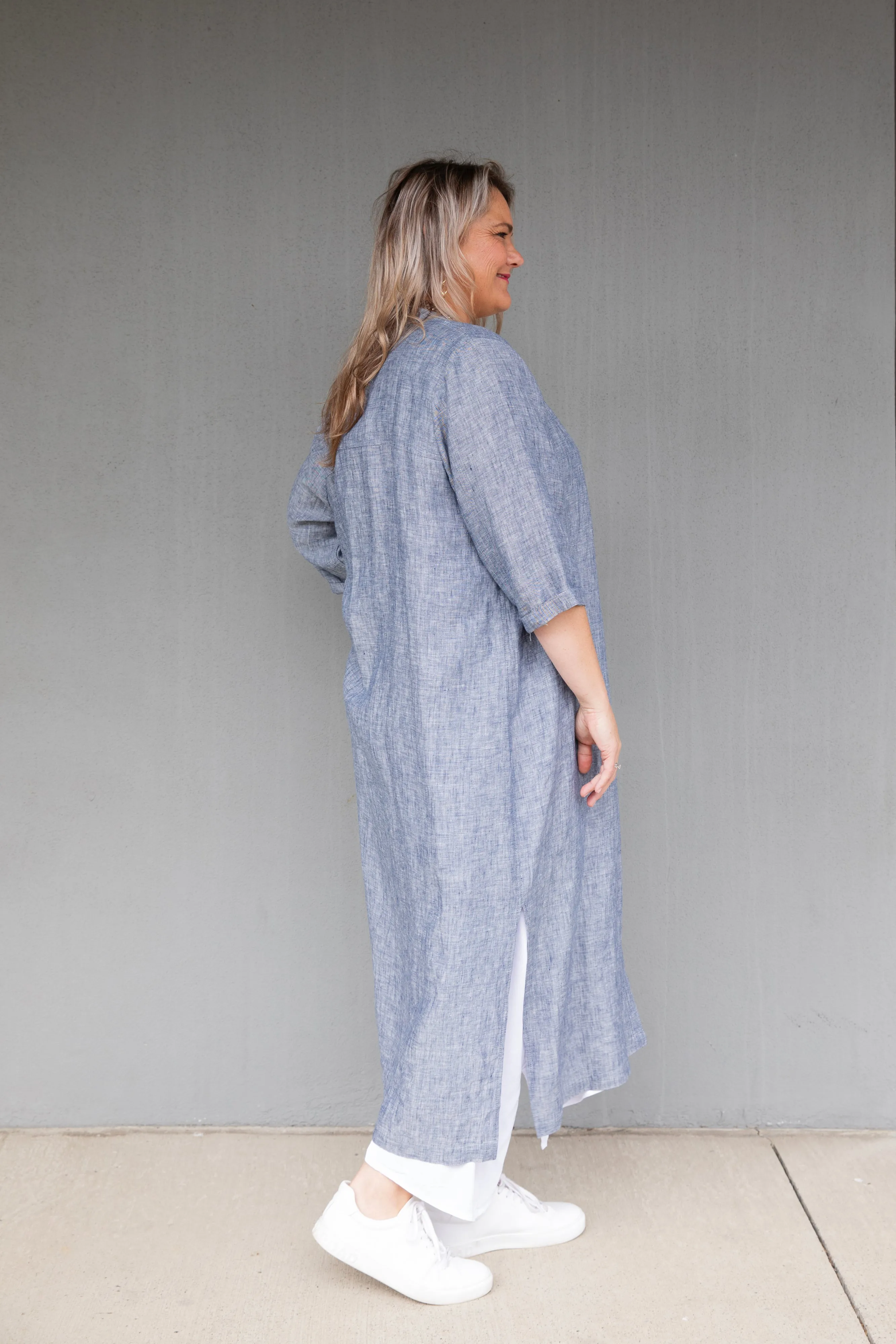 Cashews - C213/C13 Linen Maxi Shirt