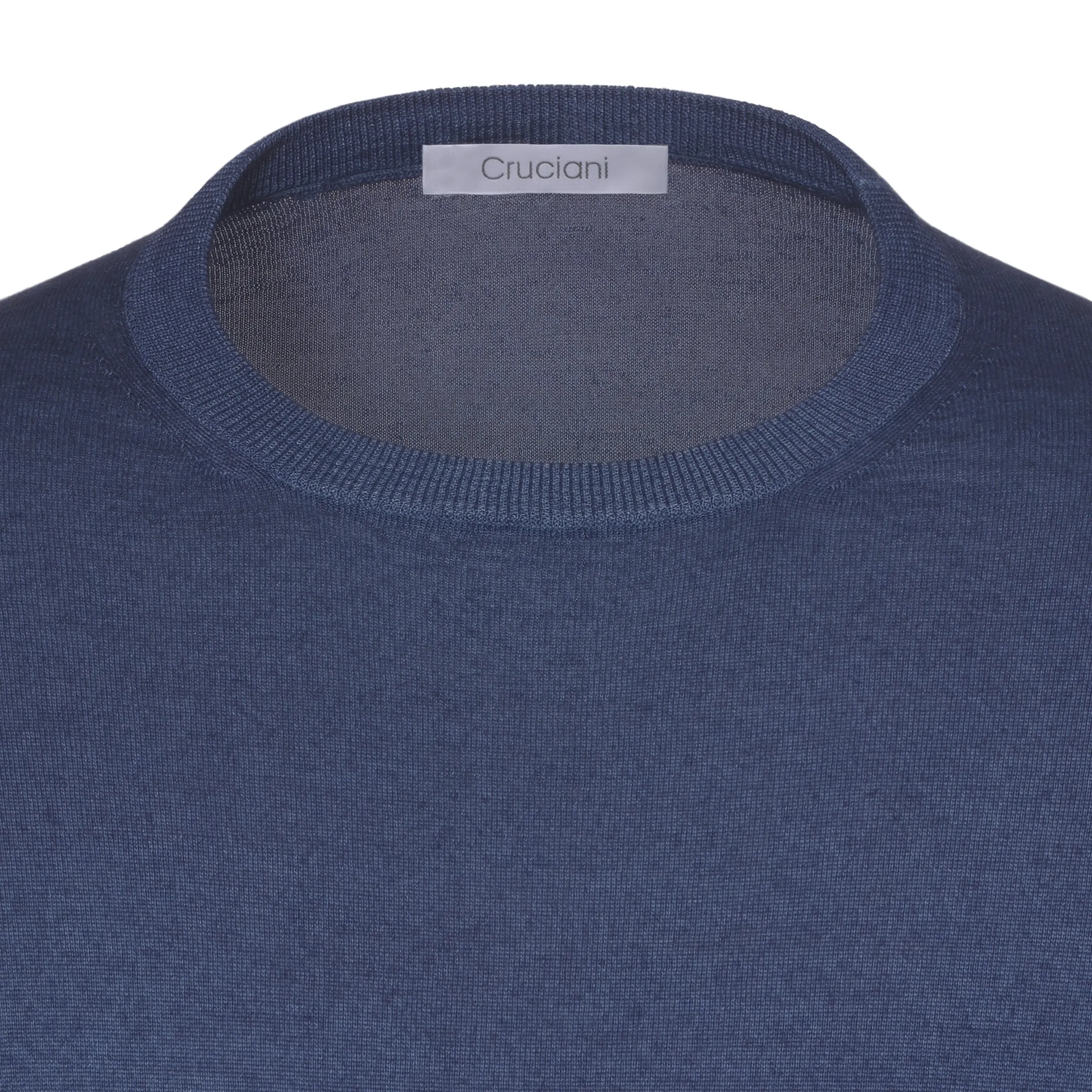 Cashmere and Silk Crew-Neck Sweater in  Royal Blue