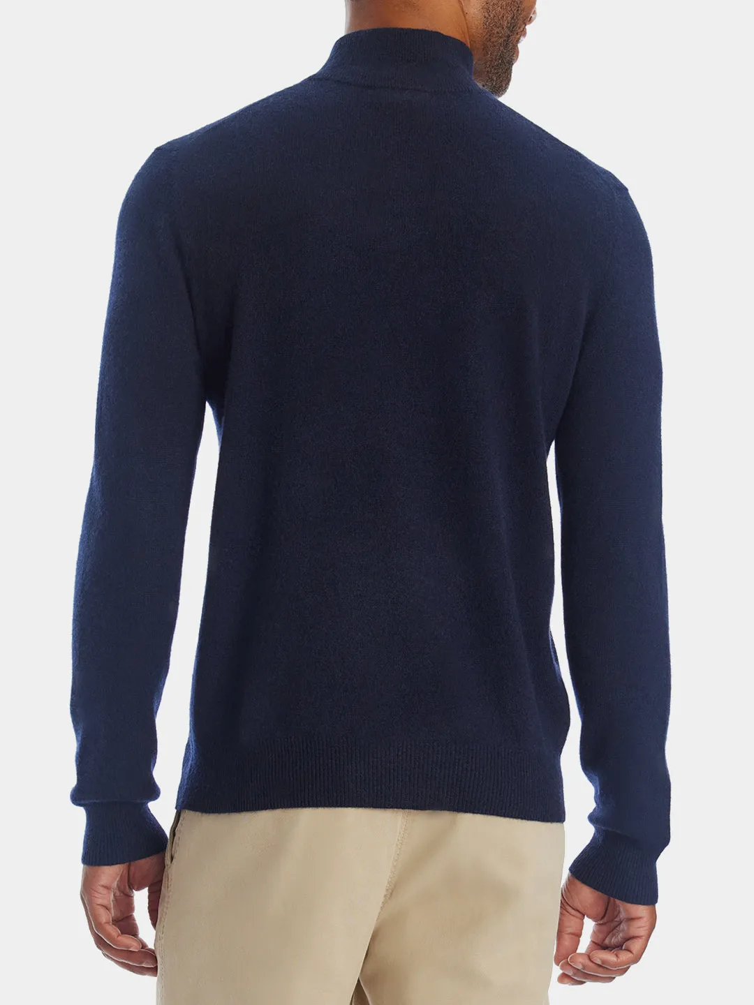 Cashmere Quarter Zip Sweater