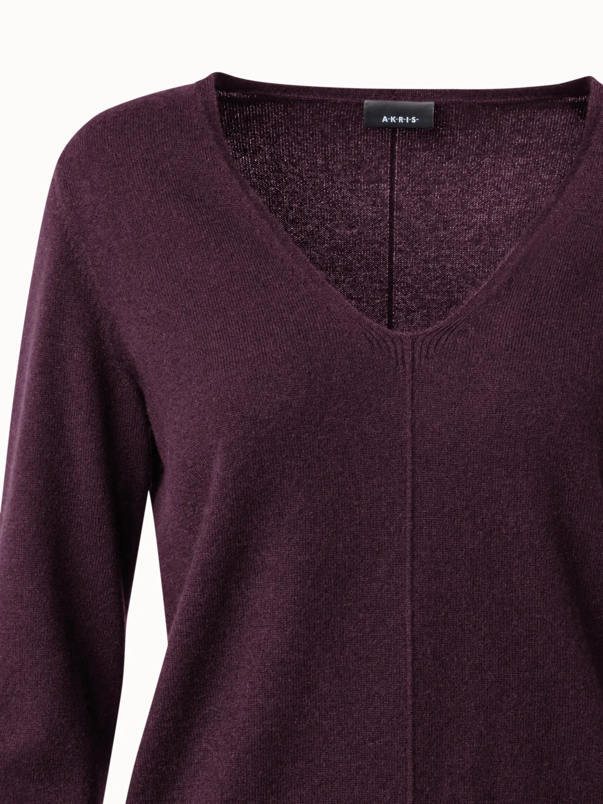 Cashmere V-Neck Pullover