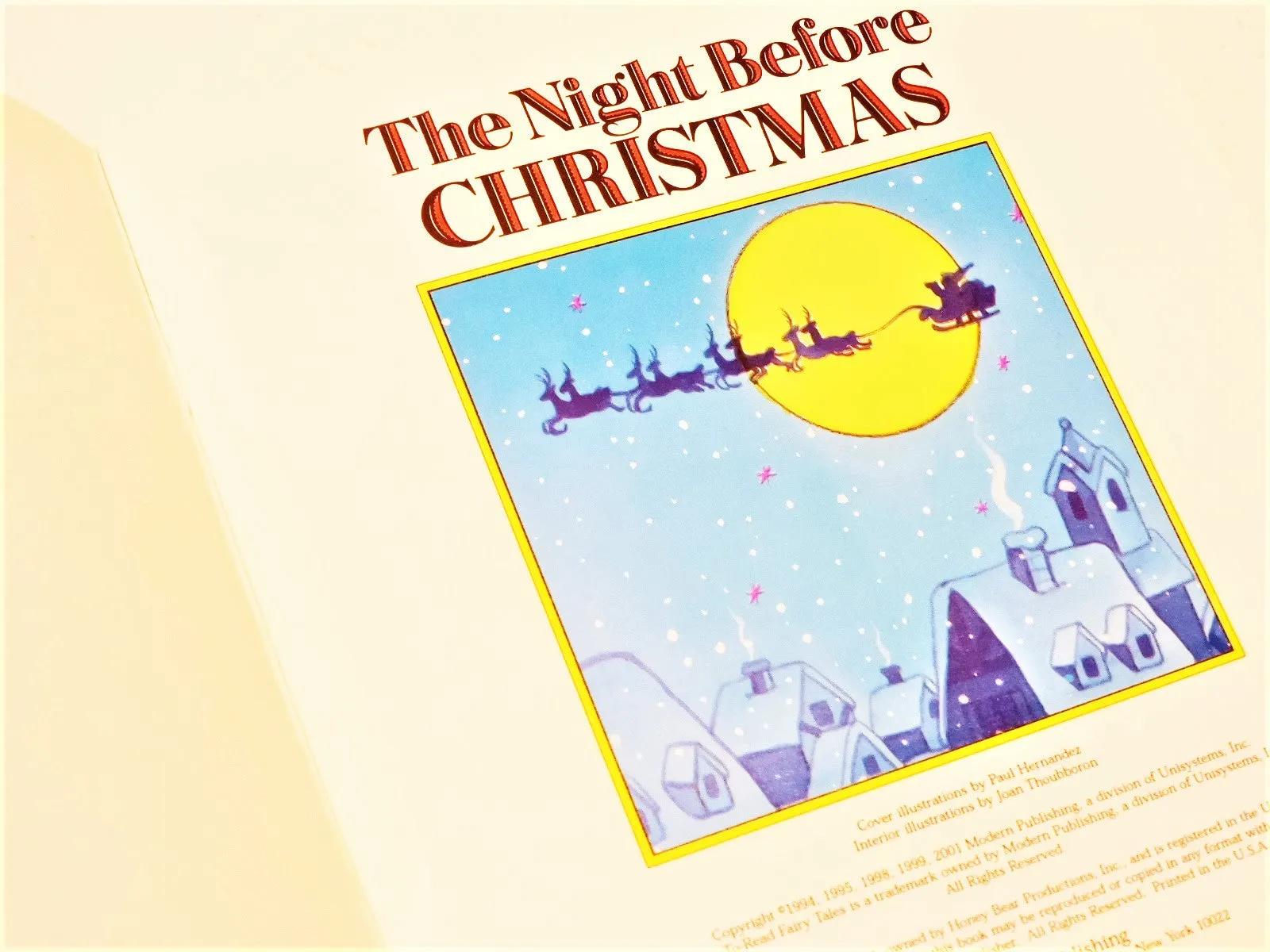 Children's Book - The Night Before Christmas