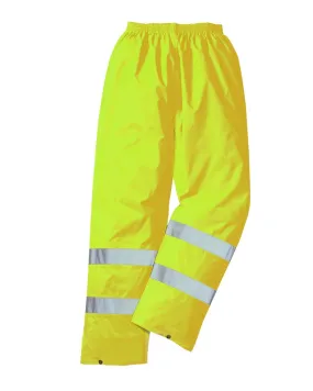 Class E ANSI/ISEA Portwest Yellow Hi-Vis Traffic Pants