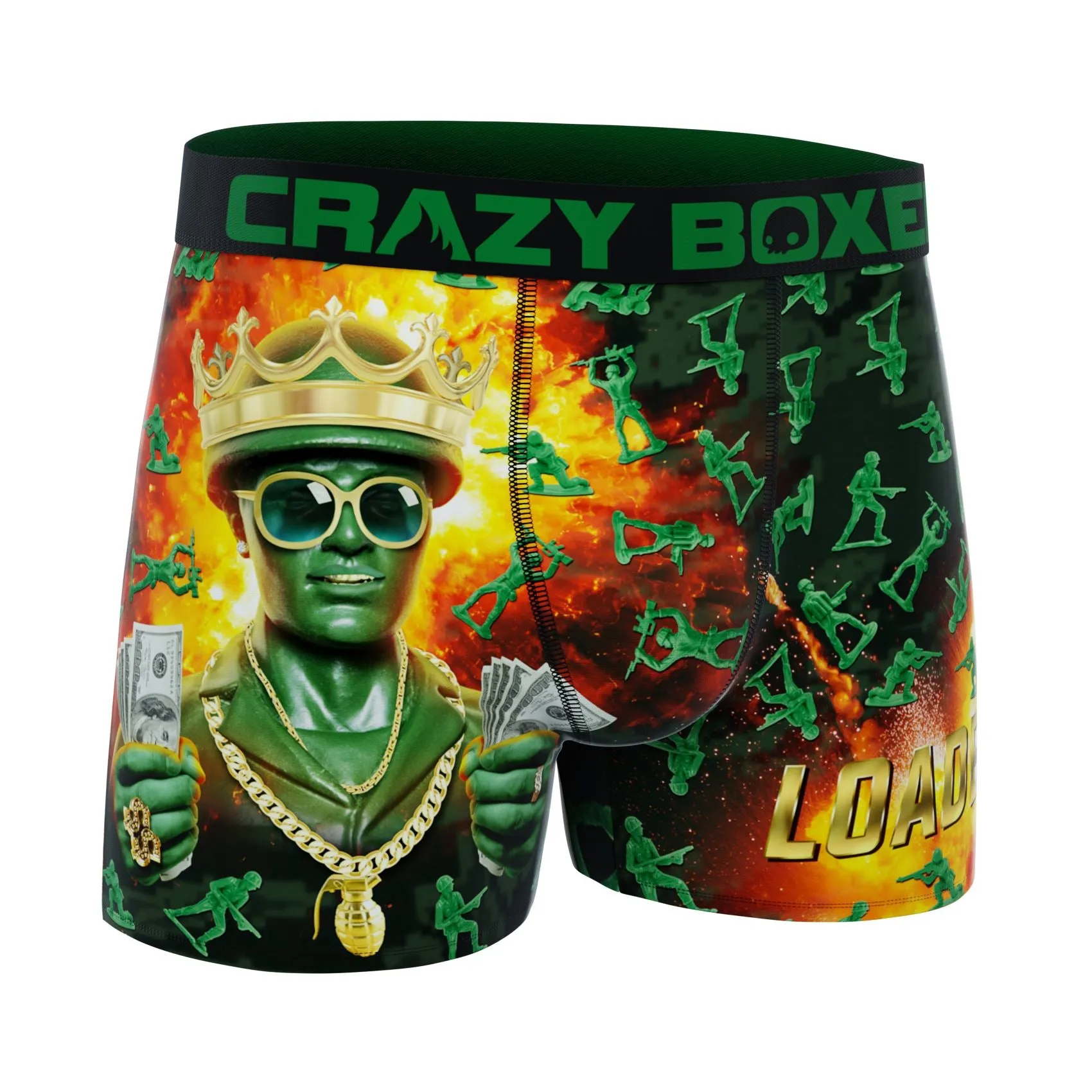 CRAZYBOXER Bling Bling Toy Soldier Men's Boxer Briefs