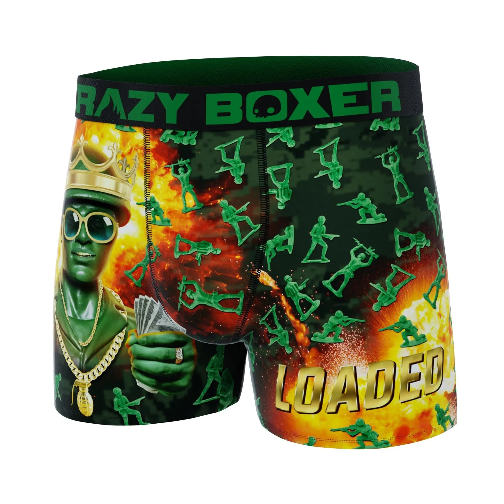 CRAZYBOXER Bling Bling Toy Soldier Men's Boxer Briefs