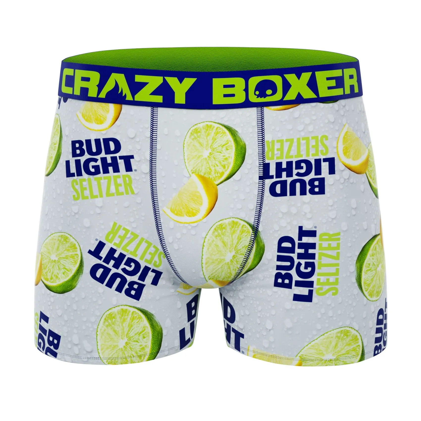 CRAZYBOXER Bud Light Lime Men's Boxer Briefs (Pack 3)