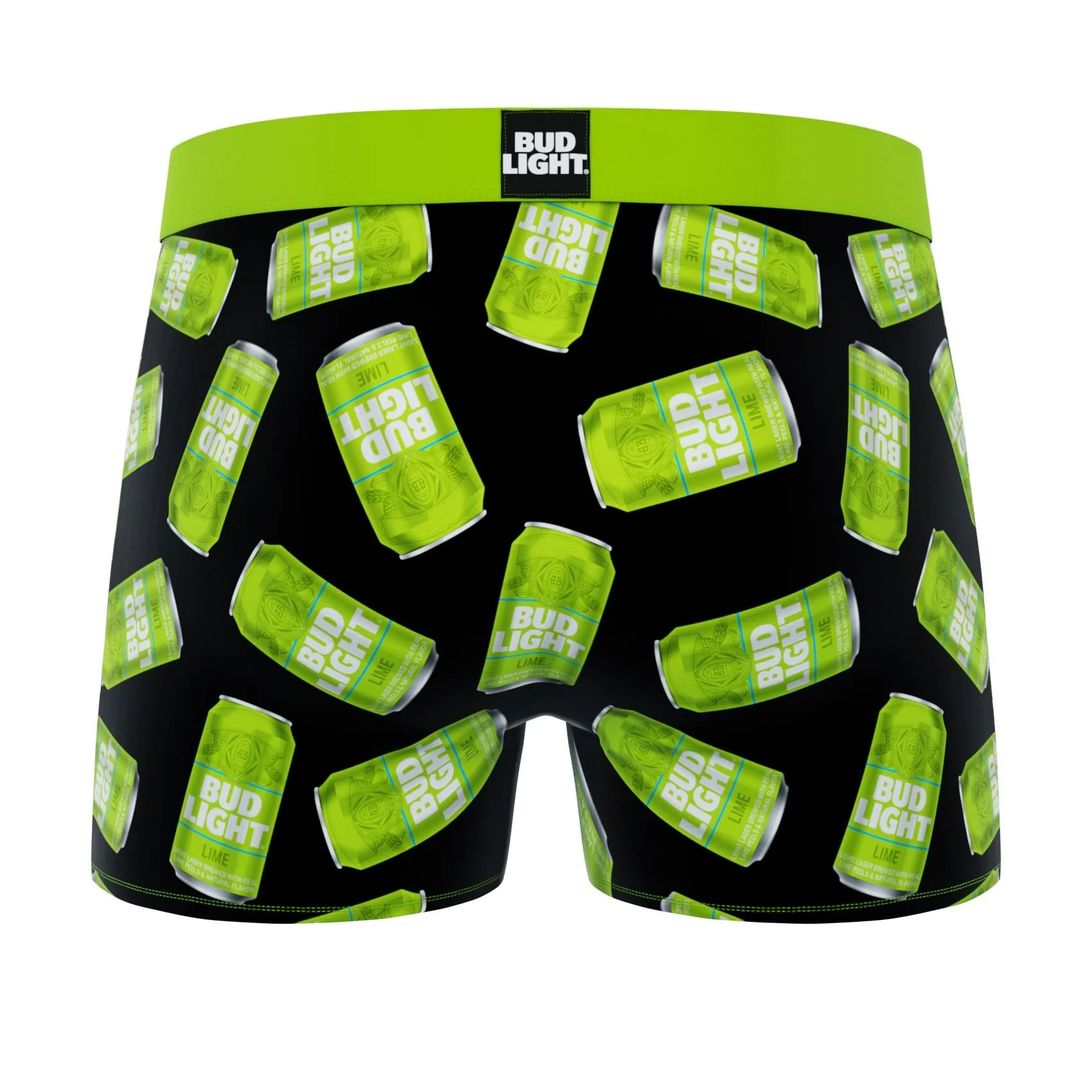 CRAZYBOXER Bud Light Lime Men's Boxer Briefs (Pack 3)