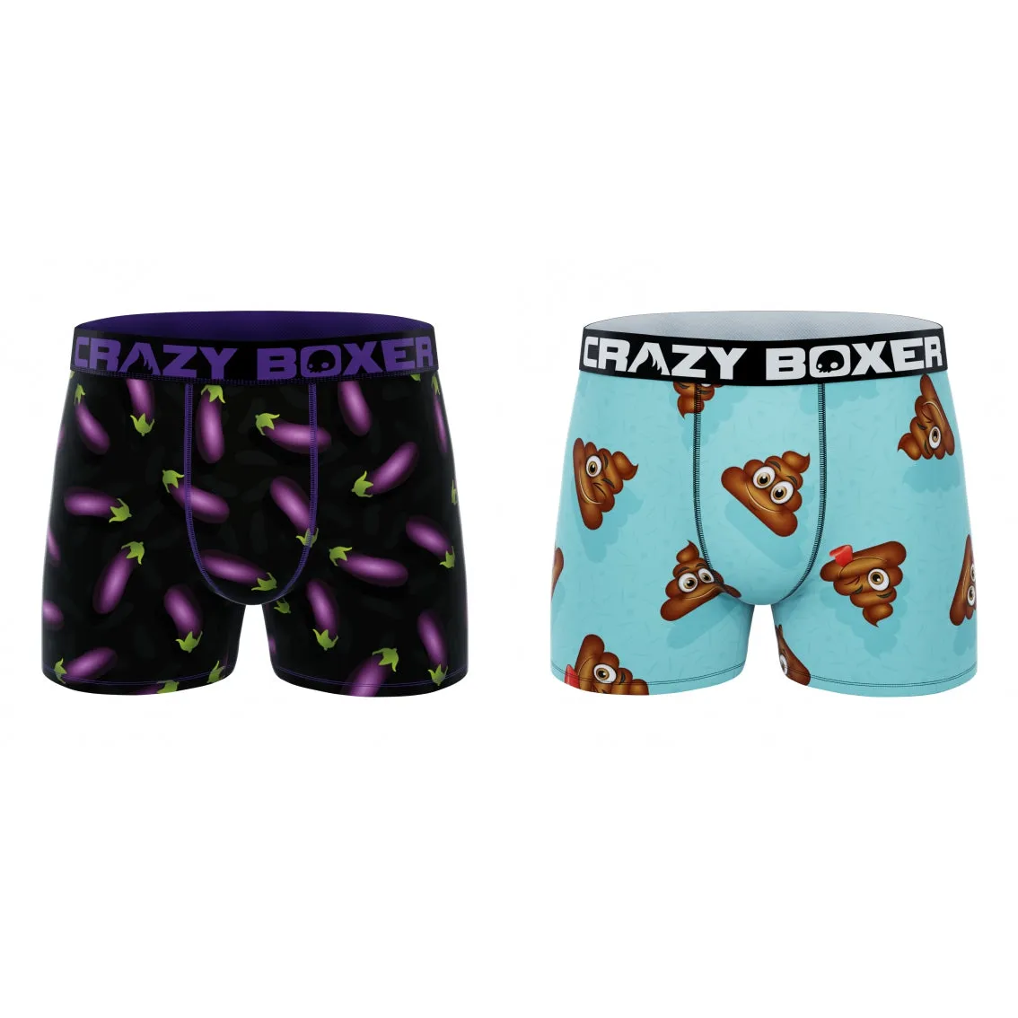 CRAZYBOXER Emoti Men's Boxer Briefs (2 pack)