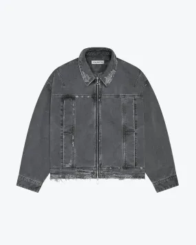 DISTRESSED CARPENTER JACKET