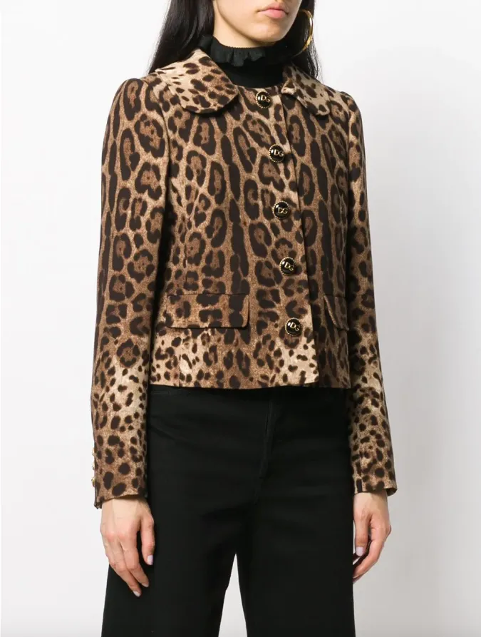 Dolce & Gabbana Leopard print jacket