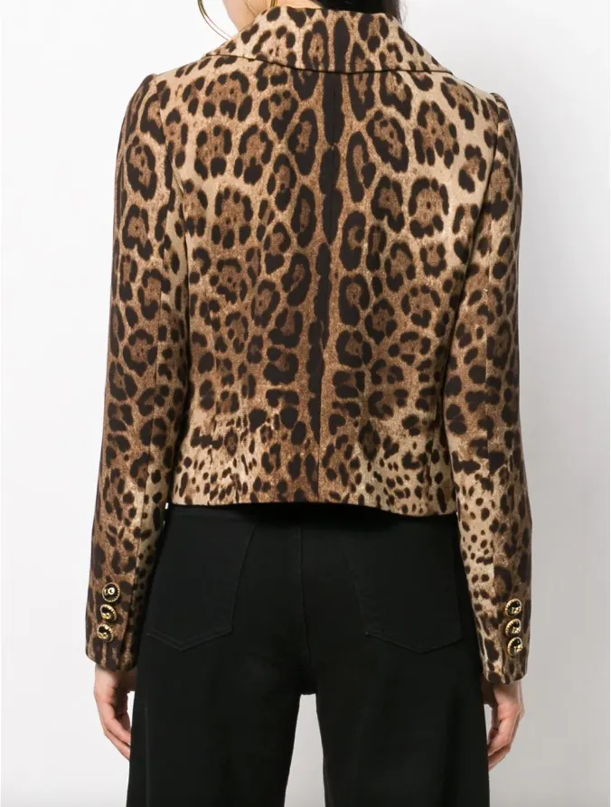 Dolce & Gabbana Leopard print jacket