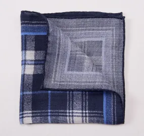 Ermenegildo Zegna Wool and Silk Pocket Square