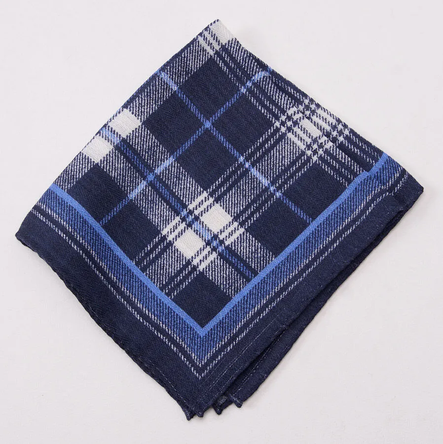 Ermenegildo Zegna Wool and Silk Pocket Square