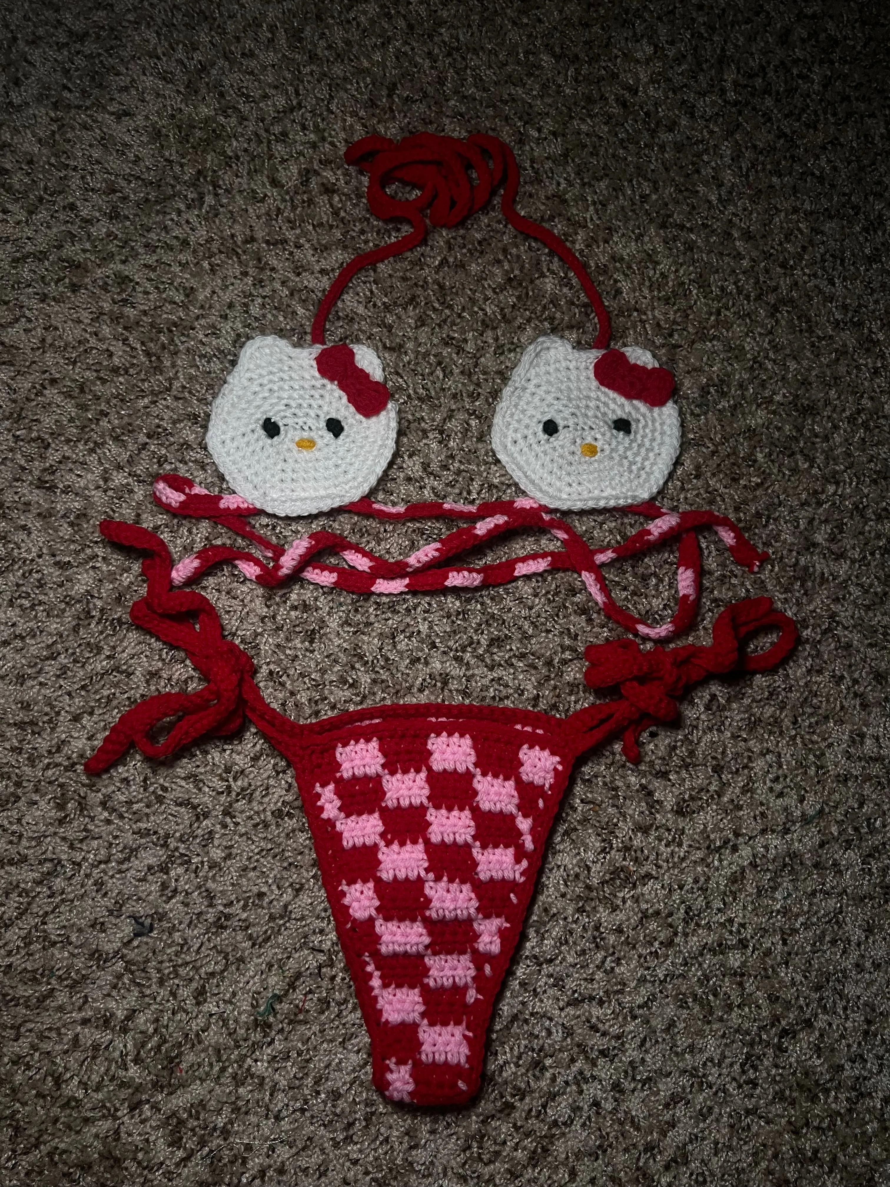 Feisty Feline | Crochet Bikini Set