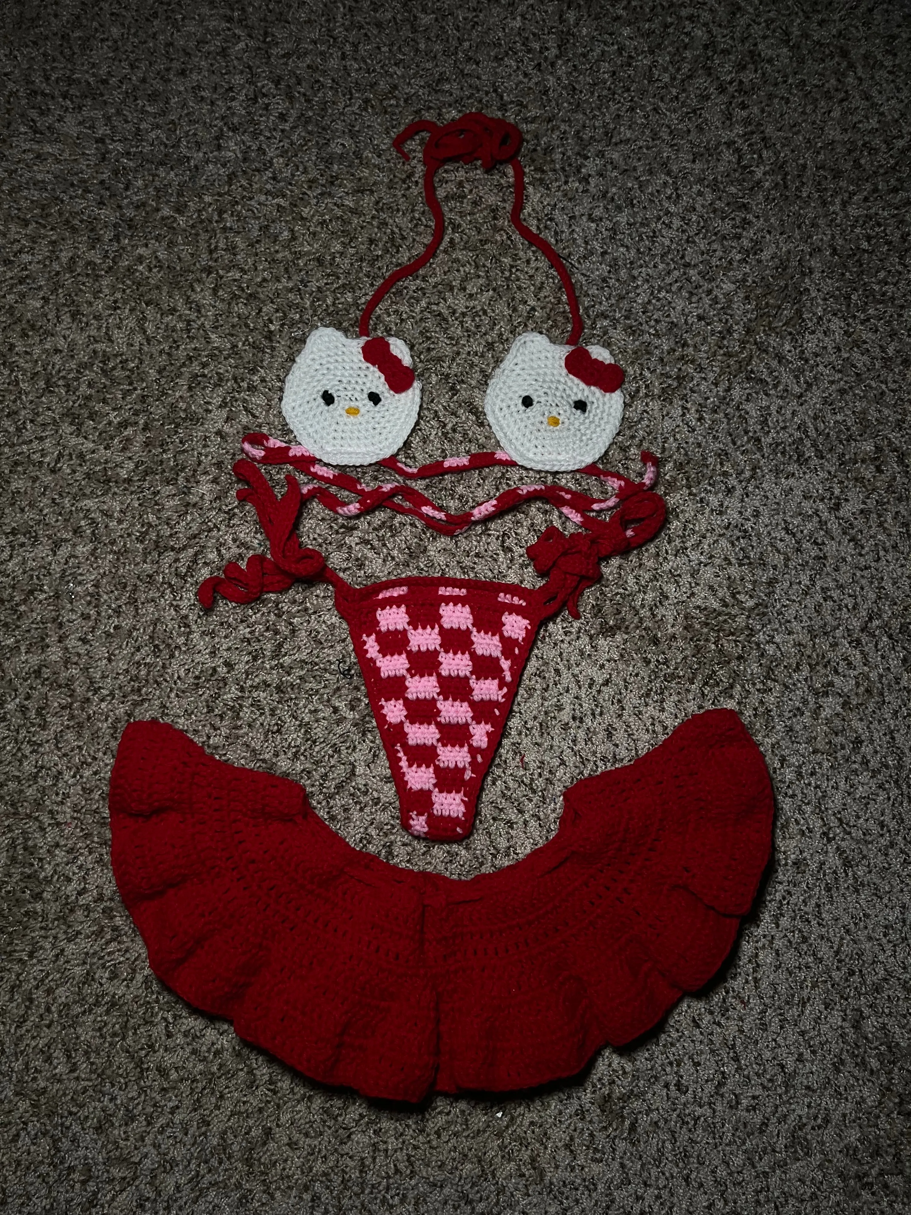 Feisty Feline | Crochet Bikini Set