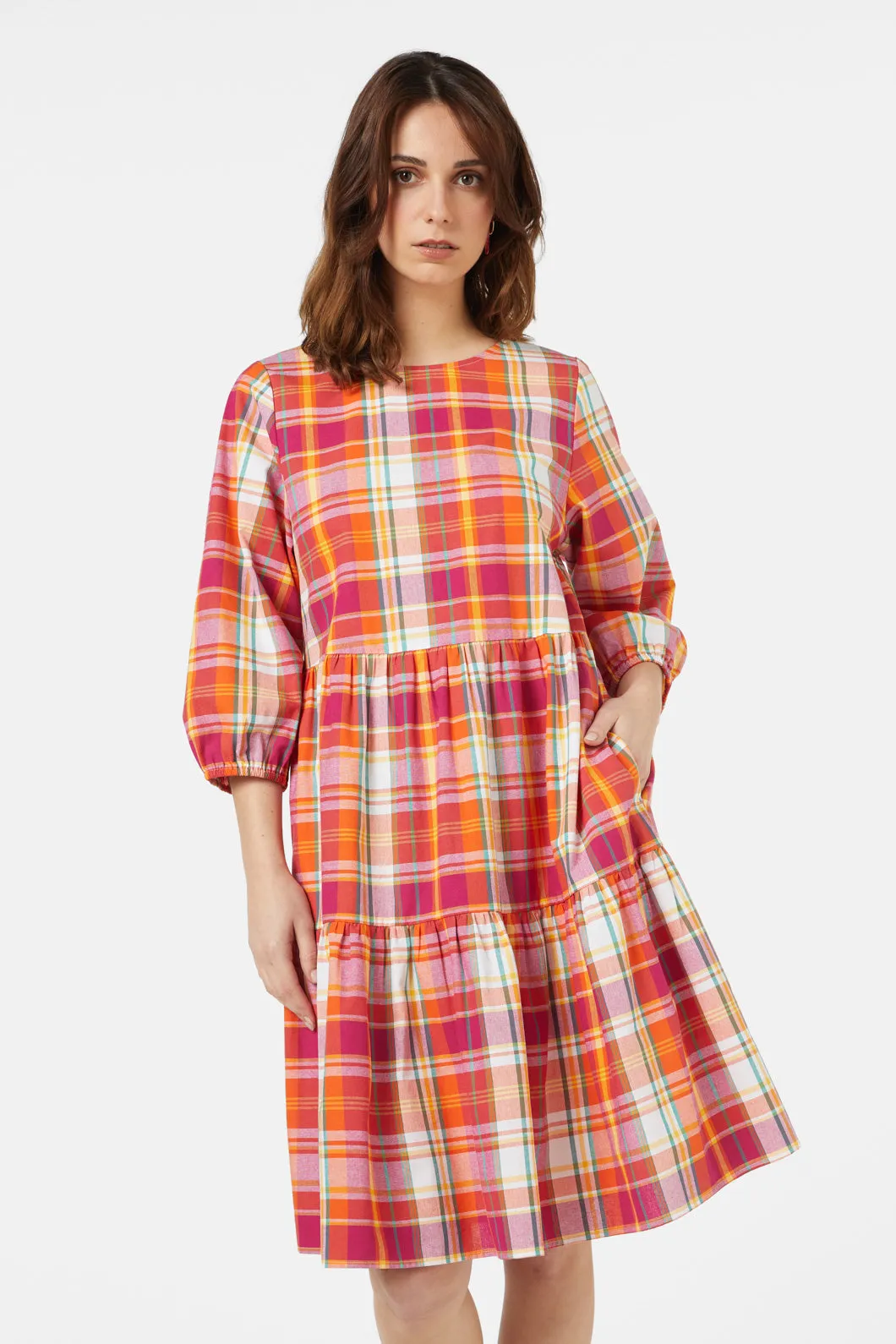 Field Check Dress