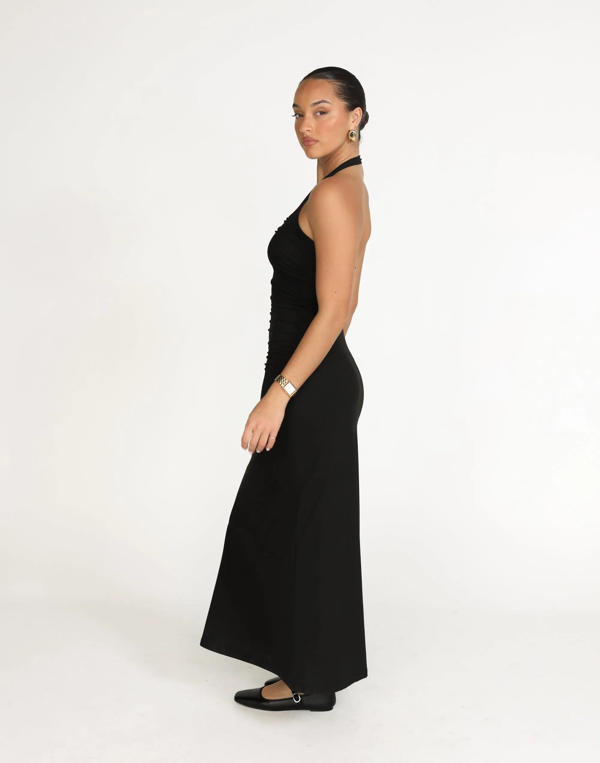 Fiore Maxi Dress (Black)