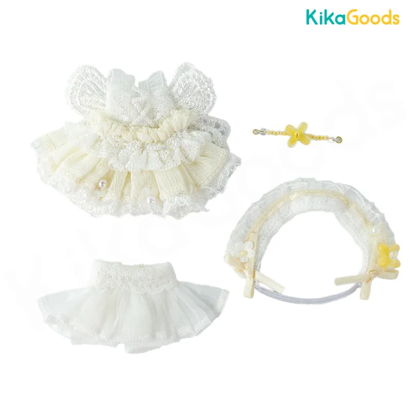 Flower Puffy Skirt 1/12 BJD Clothing Set