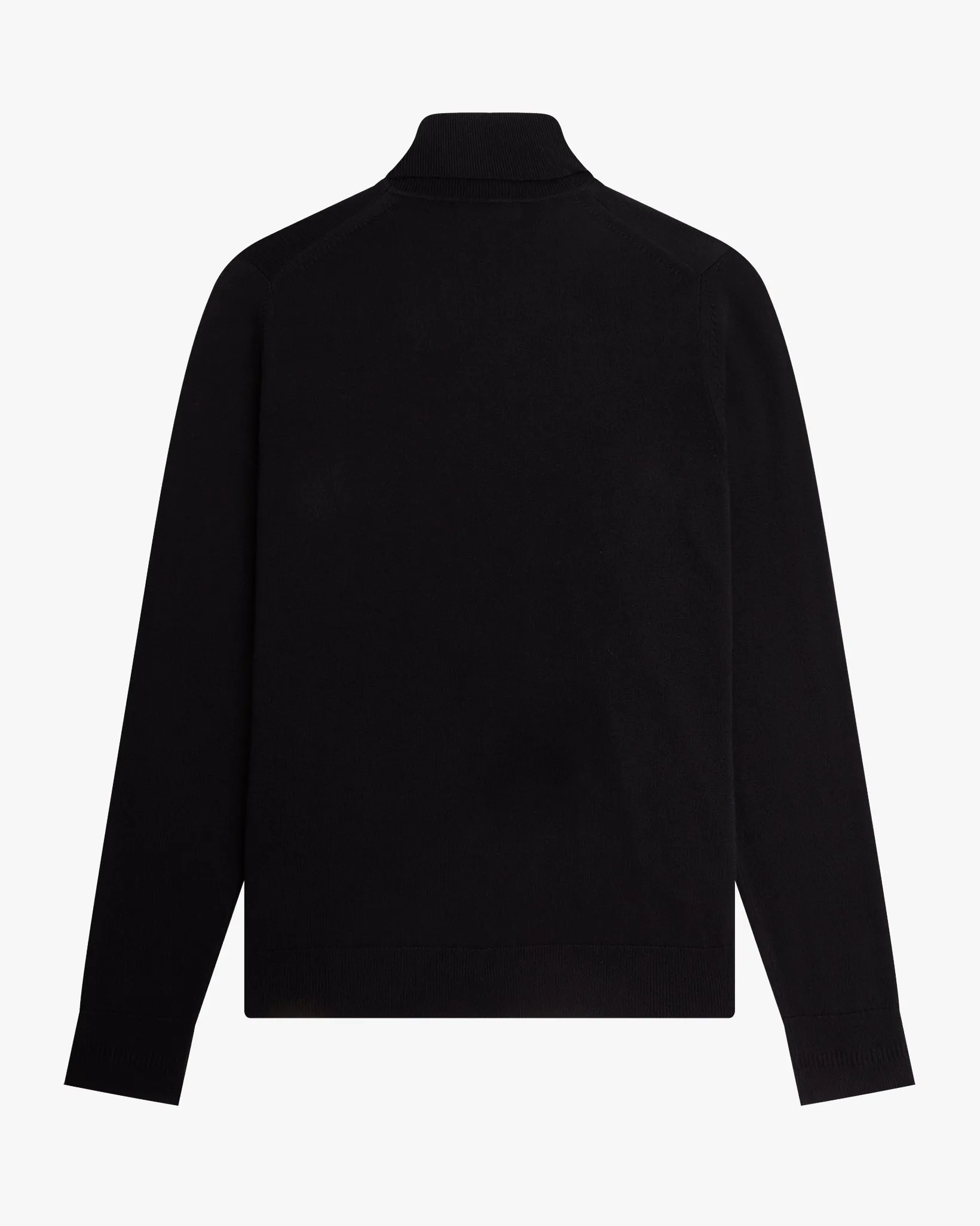 Fred Perry Roll Neck Jumper - Black