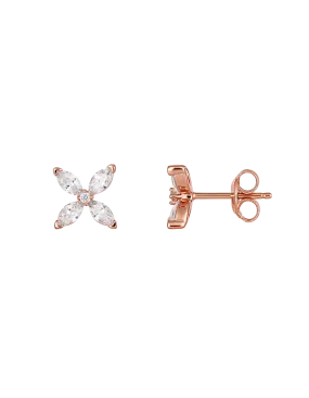 Georgini Heirloom Favoured Earrings - Rose Gold