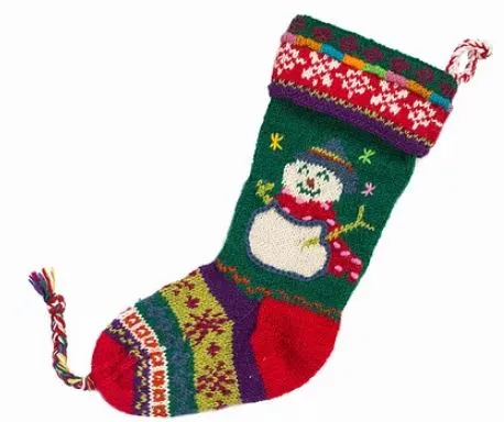 Hand Knit Old World Stockings - Holiday