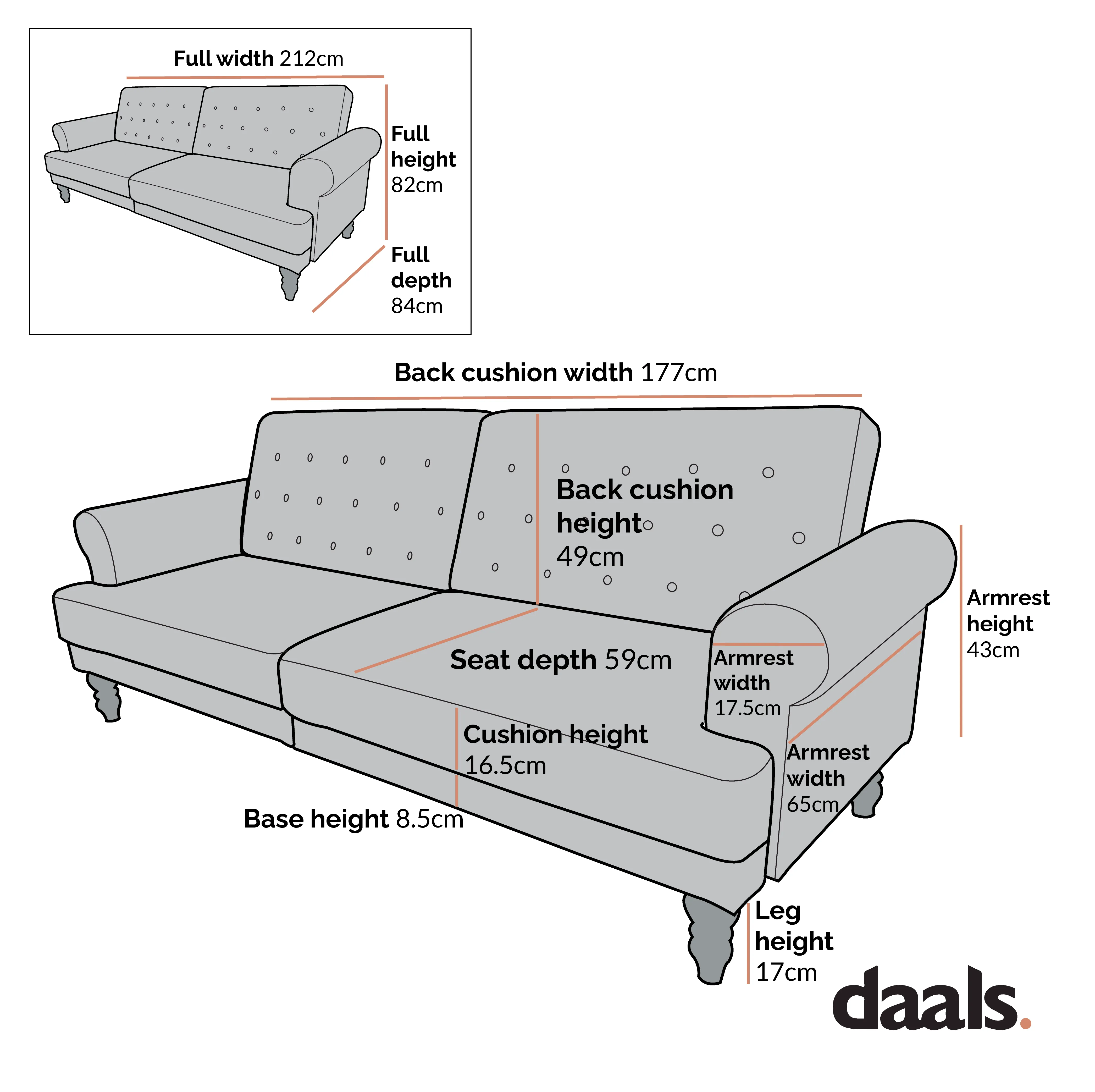 Hanney 3-Seater Chesterfield Sofabed in Moss Green Velvet