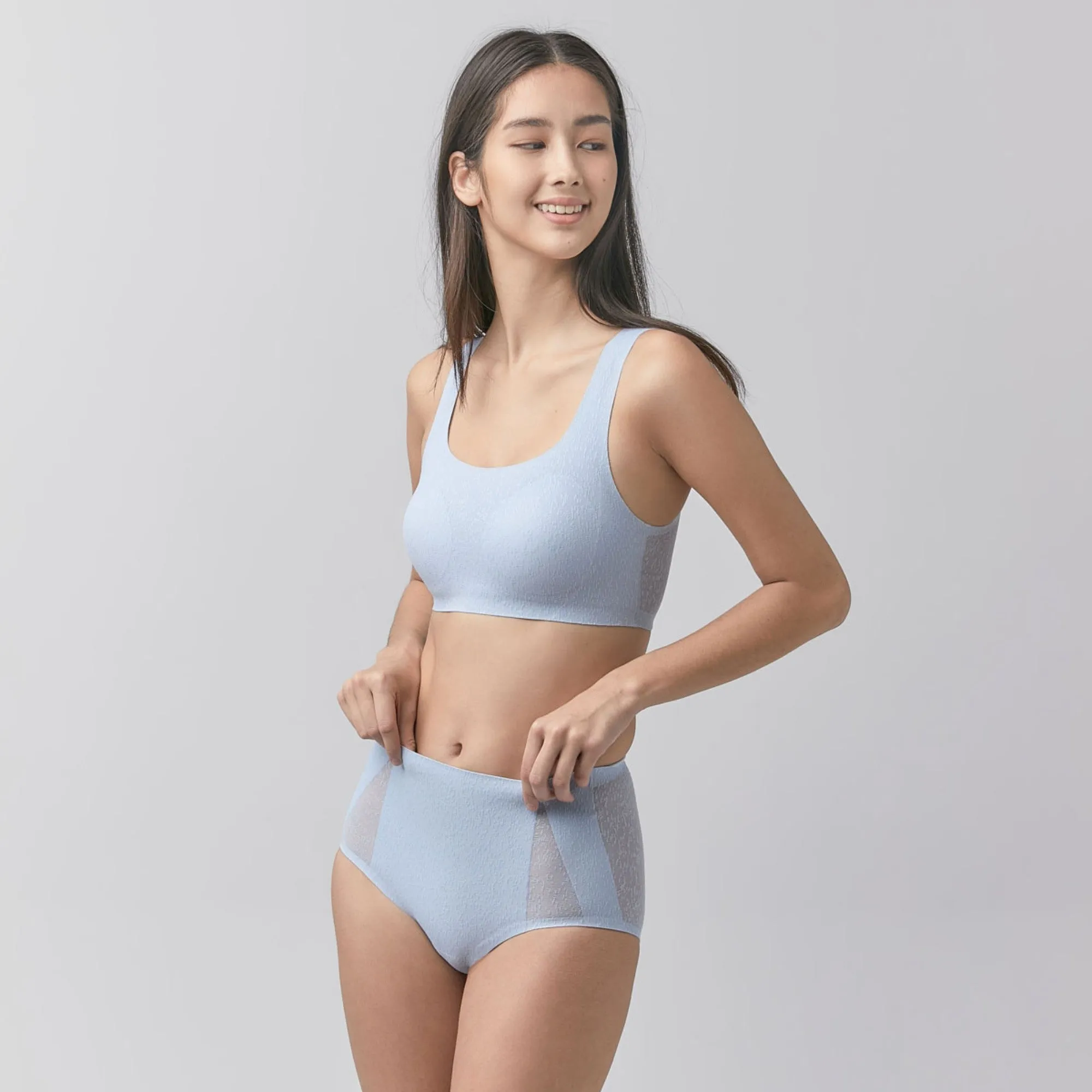 Invisible Lightmesh Extra Skin™ Bra Top - Skyway