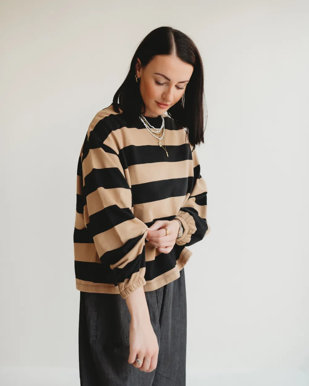 Ivy Striped Sweatshirt