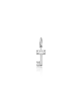 Key Charm - 925 Sterling Silver