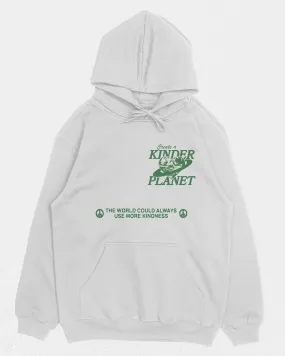 Kinder Planet Hoodie White