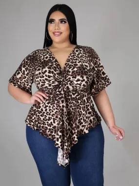 Leopard Print Blouse