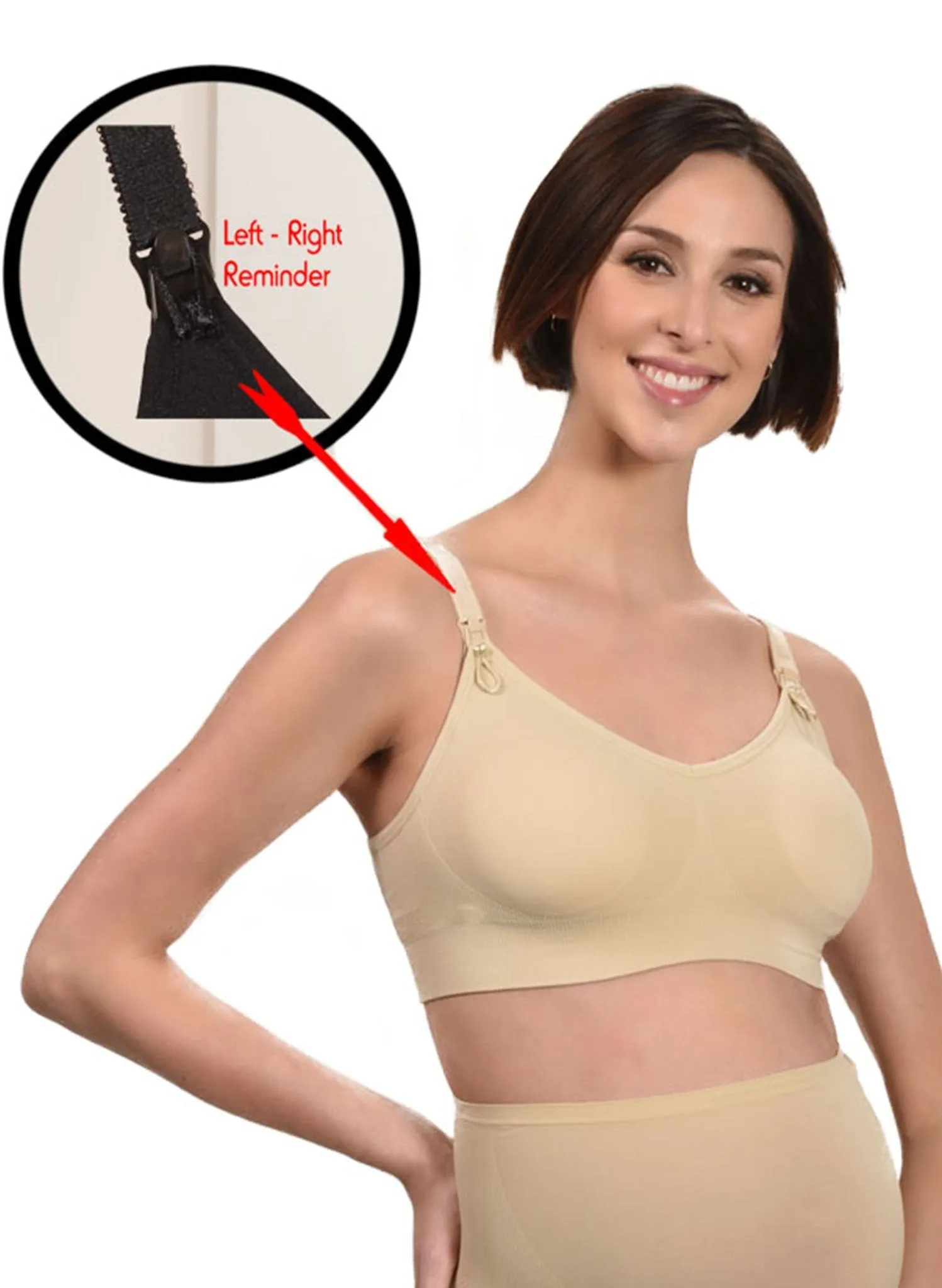 Maternity & Nursing Bra - Nude