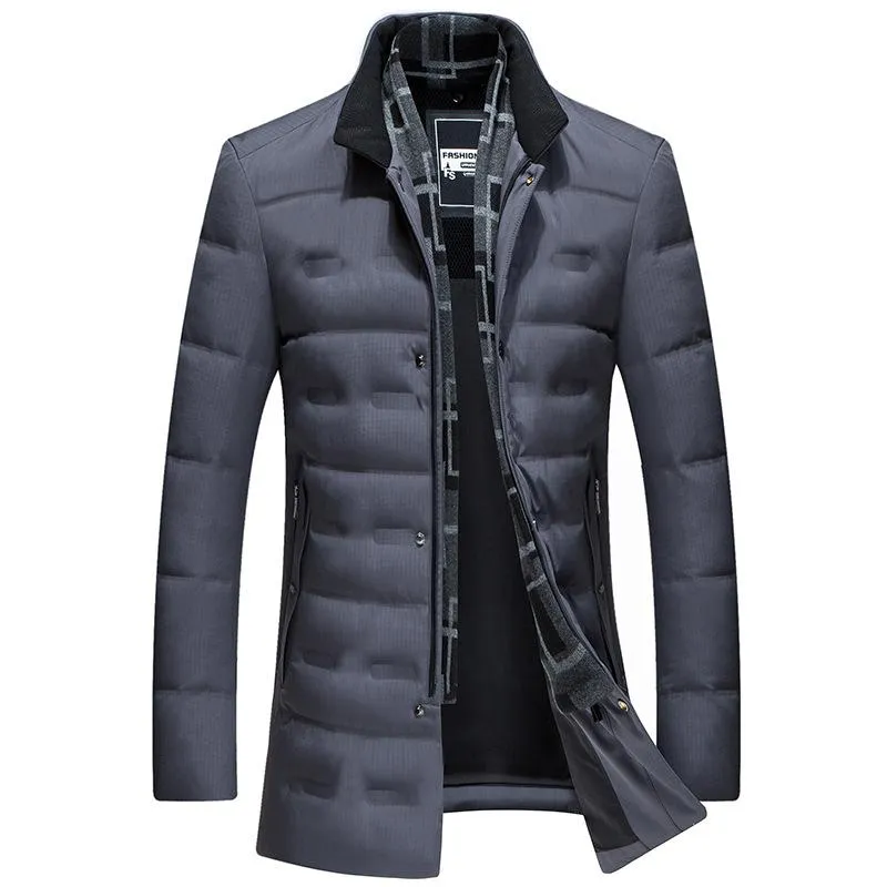 Men's Premium Winter Thicken Long Down Jacket