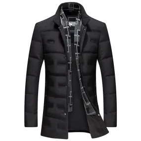 Men's Premium Winter Thicken Long Down Jacket